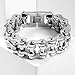 Trendsmax 23mm Mens Biker 316L Stainless Steel Heavy Motorcycle Bicycle Link Chunky Chain Bracelet Gifts for Men Boys Fits 7 Inch Sliver