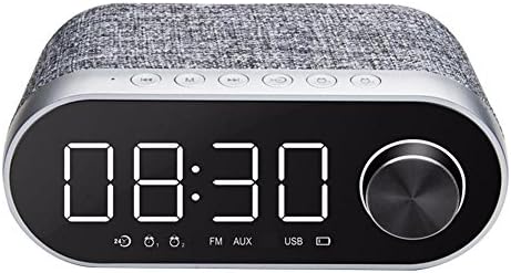 Youtiankai Disassembly REMAX RB-M26 Bluetooth 4.2 Speaker LED Display Alarm Clock Player(Grey) Audio