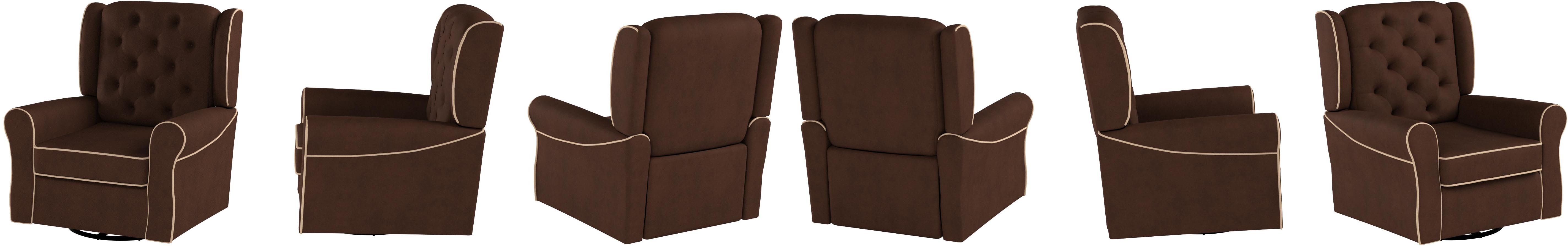 delta children emerson upholstered glider