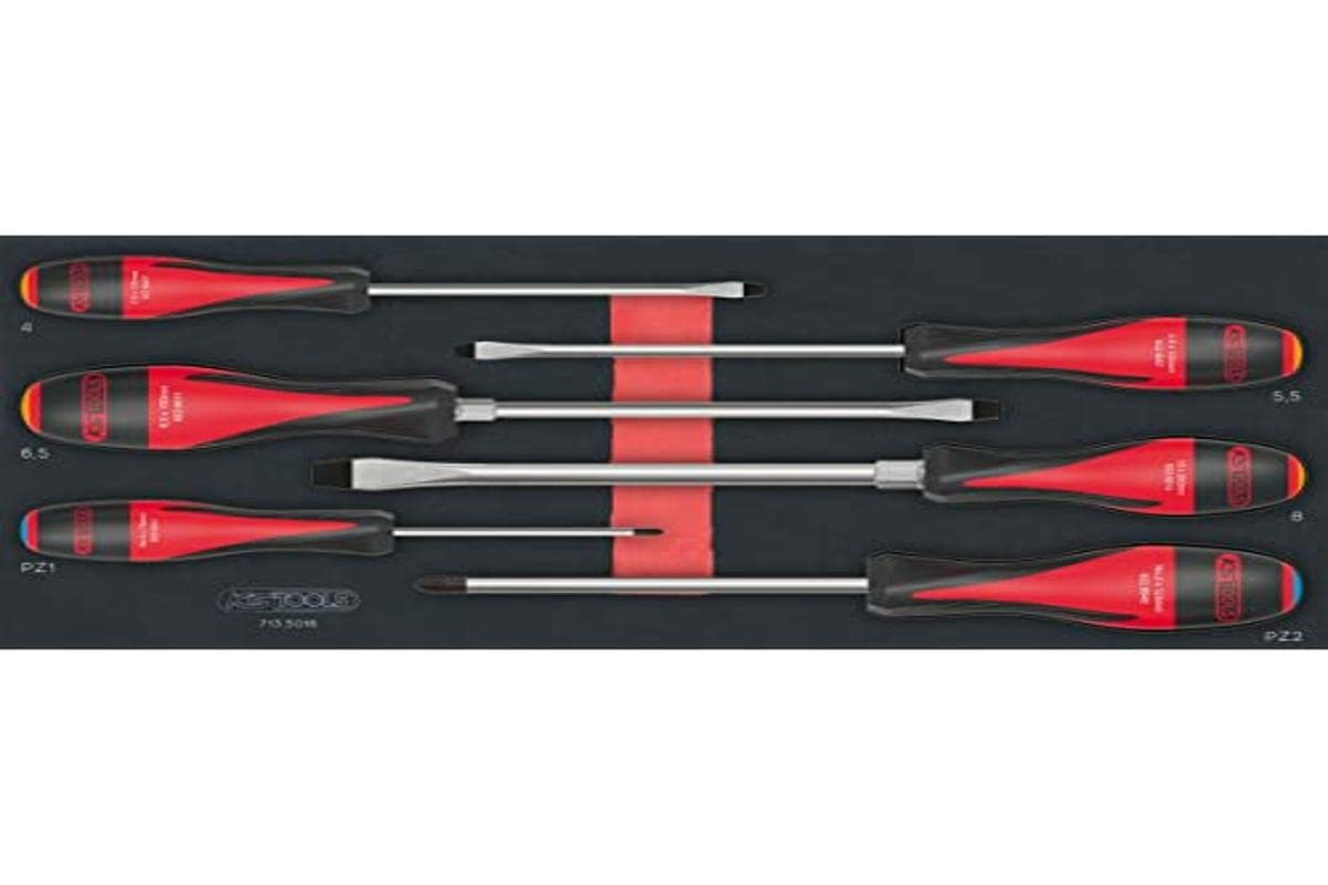 KS Tools 713.5016 Ultimate Modul-6 Screwdriver Slotted/Pozidriv