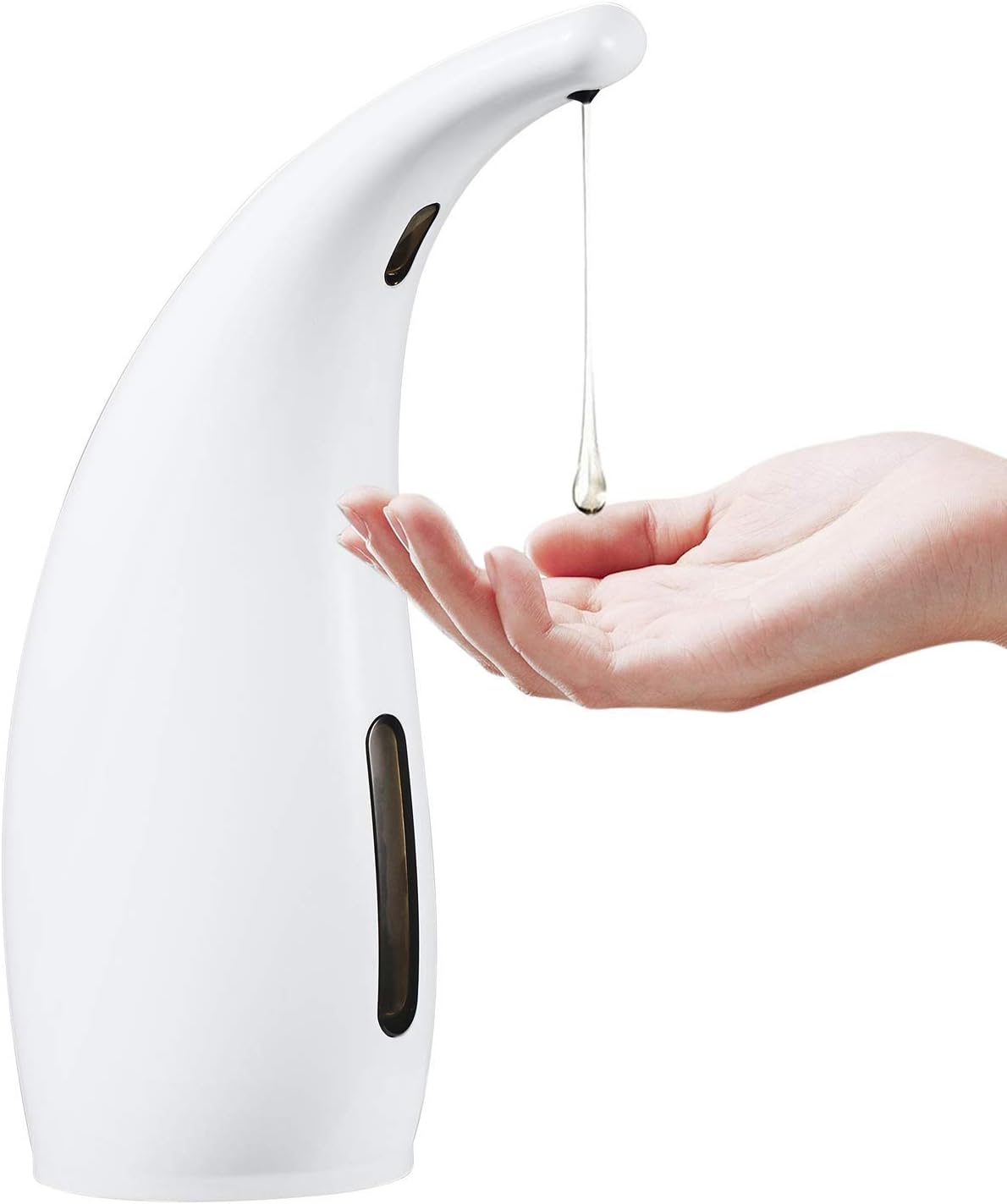 Showerstar123 Touchless Automatic Soap Dispenser, Infrared Motion Sensor IP67 Deep Waterproof, White