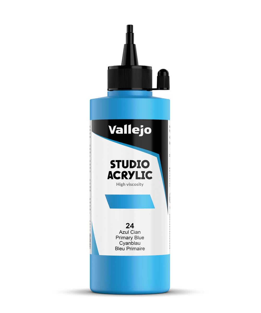 AV Studio Acrylic : 200ml bottle PRIMARY BLUE