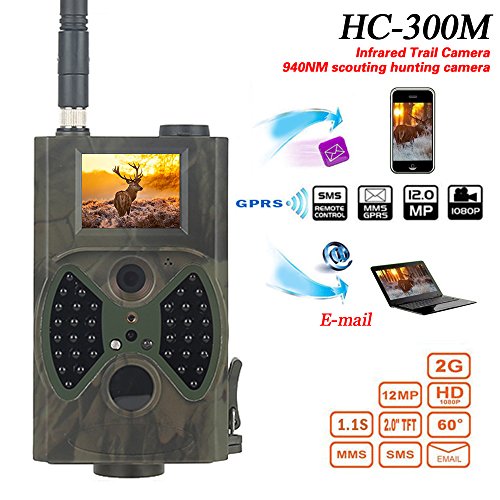 Hunting Camera 12MP 1080P Night Vision Game Camera Trail Camera Wildlife Game AM