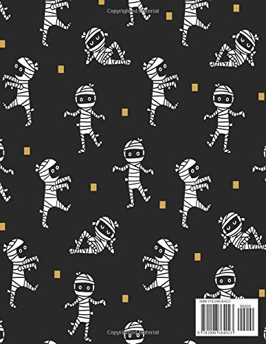 Sketchbook The Mummy On Black Cover 85 X 11 Inches 110