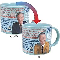 Mister Rogers Heat Changing Coffee Mug - Add Hot Liquid and Watch Mr. Roger