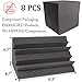 Acoustic Panels Bass Trap Studio Corner Wall Studio Foam Sound Proof Panels Noise Dampening Foam 8 Pack-8.3