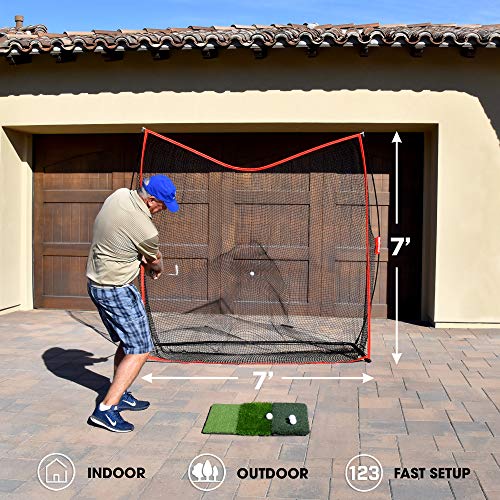 GoSports Golf Practice Hitting Net Choose Between Huge 10 ft x 7 ft