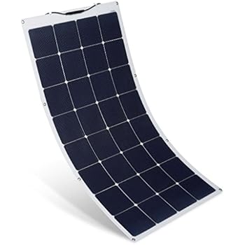 SUAOKI 150W 18V 12V Solar Panel Charger Monocrystalline Flexible Cell with MC4 Connector Charging for RV Boat Cabin Tent Car (Compatibility with 18V and Below Devices)