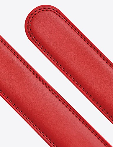 Red Mission Belt Leather, 35mm