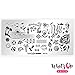 Whats Up Nails - A019 Beach Mode Stamping Plate for Nail Art Design