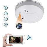 1080P HD Mini Spy Hidden Camera Smoke Detector, WiFi Wireless Home Security Video&Photo IP Surveillance Fire Alarm Detector Cam