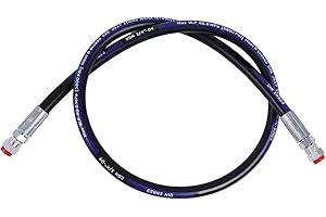 SUKATC Hydraulic Hose 1/4" x 42" 56616 56591 1304627 Compatible with Western Pro, MVP Plus, or MVP3 snowplow