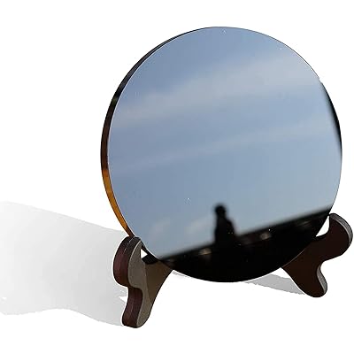 Buy Xunyun Black Obsidian Scrying Mirror Obsidian Stone Circle Disc With Stand Smooth Natural Crystal For Feng Shui Meditation Crystal Healing Divination Home Decoration 80mm Online In Indonesia B097pllc8d