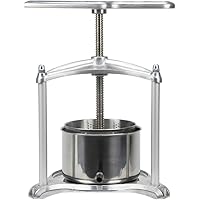 Fruit Wine Press - 100% Nature Juice Making for Apple/Carrot/Orange/Berry/Vegetables, Cheese&Tincture&Herbal Press(0.8…