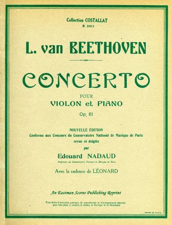 Violin Concerto, Op.61: Piano score, Violin part