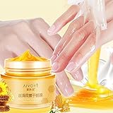 Coerni Milk & Honey Moisturizing Peel Off Hand Wax Mask Cream Exfoliate Hydrating Nourish Whitening Hand 120g