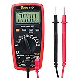 RAGU 81D Auto Ranging Digital Multimeter, AC/DC Voltage/Current Resistance Temperature Diode Continuity Measurement Tool, Electronic Test Meter / Measuring Instrument