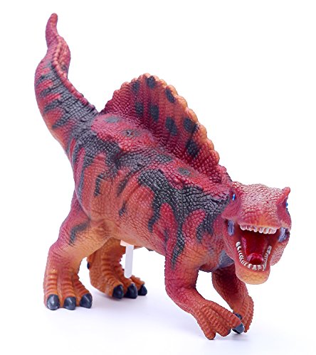 Anleolife 14" Realistic Soft Dinosaur Action Figure Toy for Kids, Jumbo Squeezable Spinosaurus