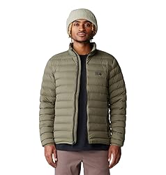 Mountain Hardwear Men's Deloro Down Jacket, Stone