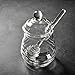 VARUN Glass Honey Jars with Dipper and Lid Heat-Resistant Borosilicate Glass 10 oz Honey Container for Home Kitchen