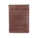 Levi's Men's Slim Front Pocket Wallet, Rfid