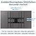 Mounting Dream TV Wall Mount Bracket Full Motion with Articulating Arm TV Bracket for Most 26-55 Inch LED, LCD Flat Screen TV, Mount up to VESA 400x400mm and 66 LBS Loading MD2378