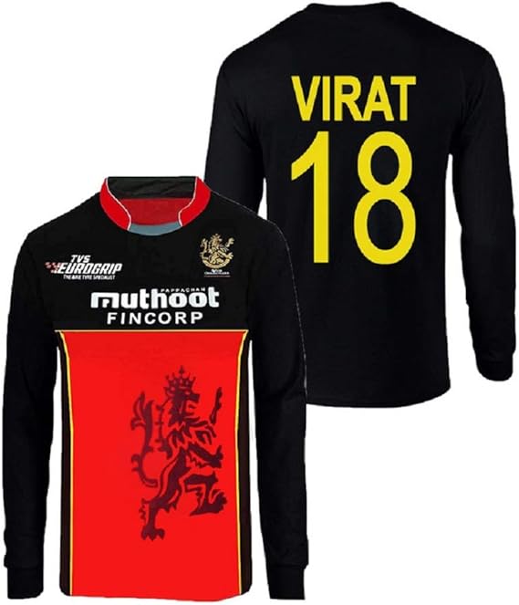 Buy RJM rcb Jersey 2020 ipl Full Sleeves at Amazon.in