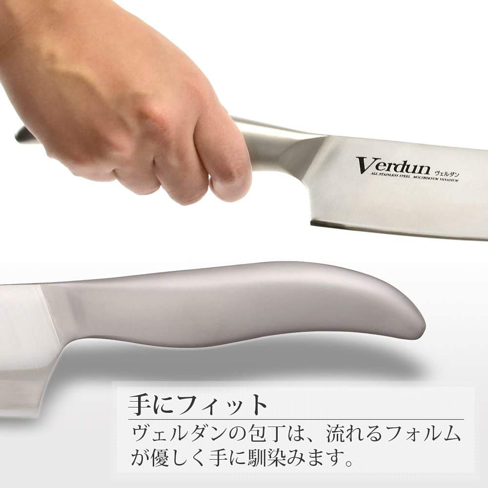 Shimomura Kogyo OVD-16 Verdan Willow Blade Knife, 8.3 inches (210 mm), Molybdenum Vanadium Steel, Dishwasher Safe, Made in Japan