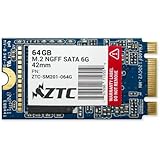 ZTC 64GB Armor 42mm M.2 NGFF 6G SSD Solid State Drive. Model ZTC-SM201-064G