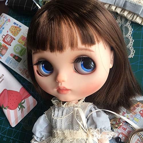 Neoブライス人形nbl 1 本物 6 Bjdカスタマイズされたブライス 7 30 10 Doll ビッグ目ドールメイク球体関節人形かつらマット顔の人形 Makeup