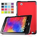 VSTN ® Acer Iconia One 8 B1-810 ultra-thin Smart Cover Case , Only fit Acer Iconia One 8 B1-810 tablet (Red)