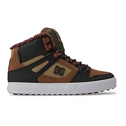 DC Pure HIGH-TOP WC WNT, Brown/Brown/Green, 14