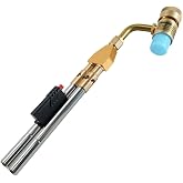 Double-Head Propane/MAPP Torch Welding Connector Self Ignite Gas Welding Torch