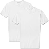 Tommy John Men's Cotton Basics Crew Neck Undershirt - Stay-Tucked Fit
