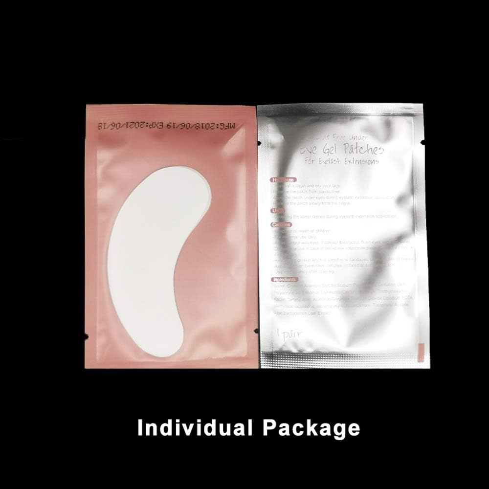 Leevia Under Eye Gel Pads 50 Pairs Eye Patches for Eyelash Extension, Lint Free Eye Pads - Image 5