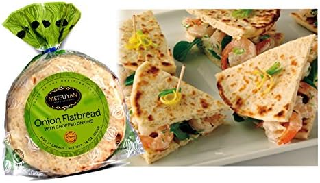 Metsuyan Onion Flatbread Kosher Pita 5 Count