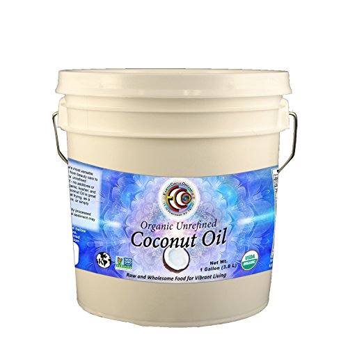 Earth Circle Organics Organic Coconut Oil, Unrefined, Sri Lanka, 1 gallon Earth Circle Organics Organic Coconut Oil, Unrefined, Sri Lanka, 1 gallon