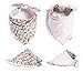 combofix 4 Pack Cute Dog Bandana Multi Coloured Scarves Accessories for Pet Cats and Puppies