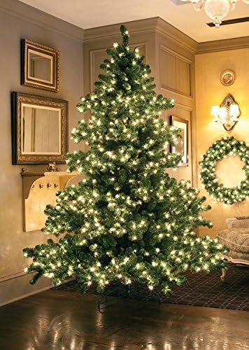GKI Bethlehem Lighting Pre-Lit Middleton Full Layered Artificial Christmas Tree with Clear Lights, 9'