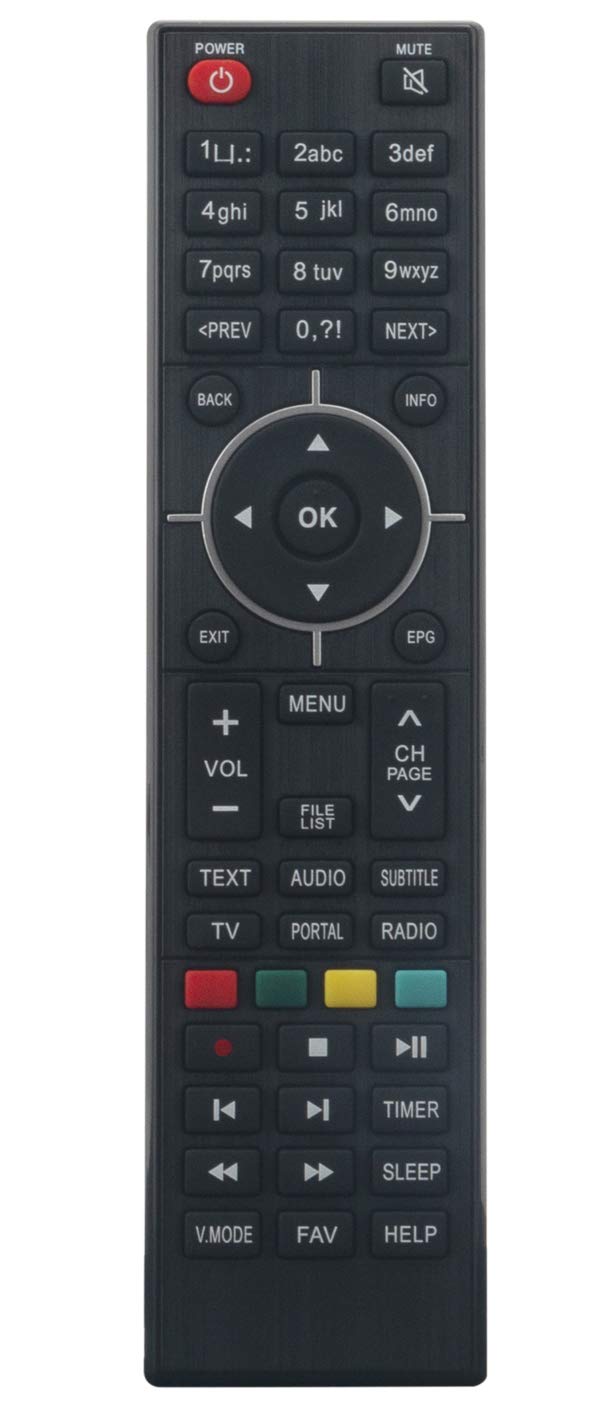 ALLIMITY ZGE2 Remote Control Replace for Zgemma Star Satellite Receiver H.2H H2H H.2S H2S H3.2TC H32TC H4 H5 H5.2S H52S H5.2TC H52TC H7 H.7C H7C H.7S H7S H9.2S H95 H9S H.S HS