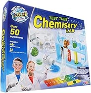 WILD! Science - Test Tube Chemistry Lab - 50+ Fun Experiments and Reactions for Kids Aged 8+ - Explore STEM - 