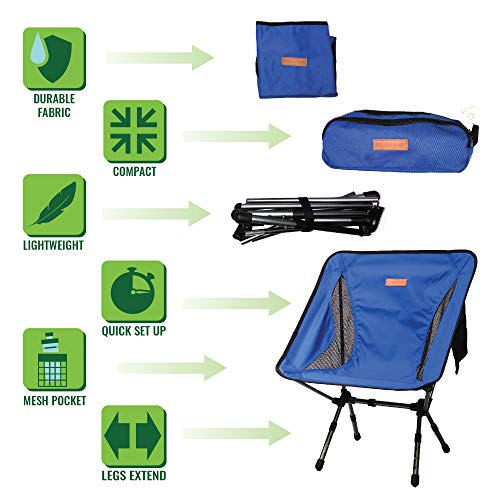 Boundary Life Backpacking Chair Lightweight for Camping Backpacking