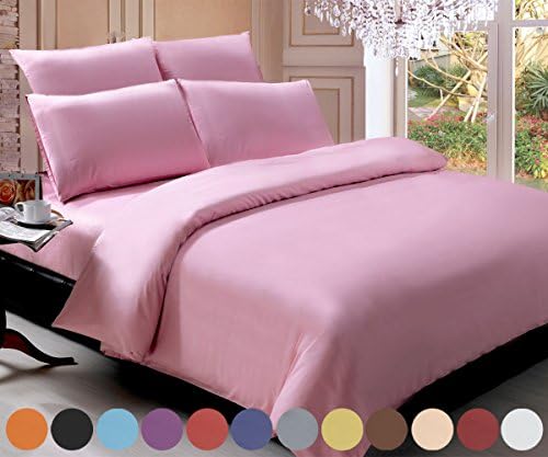 Swan Comfort Brushed Microfiber Hypoallergenic 6-pieces Bedding Sheet Sets - 1800 Series - King, Pink