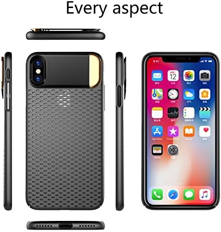 Breathing Iphone Case/Honeycomb Design/Invisible Stent Perfect Protection Case for iphone X/7/8