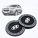 3Inc Tough Car Logo Vehicle Travel Auto Cup Holder Insert Coaster Can for Hyundai All Models