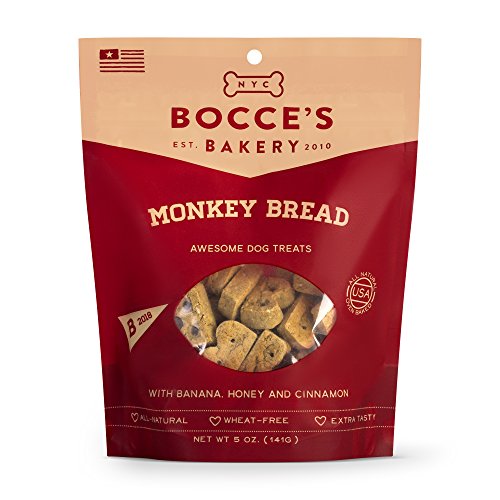 Bocce's Bakery Limited Edition WheatFree Dog Treats, Monkey Bread