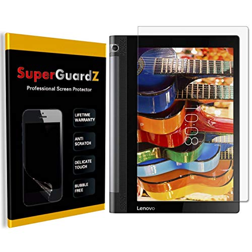 [3-Pack] for Lenovo Yoga Tab 3 (ZA090094US) Screen Protector - SuperGuardZ, Ultra Clear, Anti-Scratch, Anti-Bubble [Lifetime Replacement]
