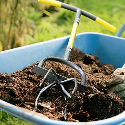 Jardineer Hand Tiller Garden Claw, Garden Twist Tiller Heavy Duty