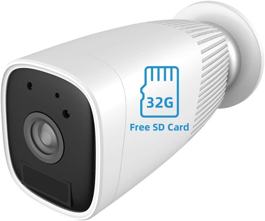 JOOAN 1080P HD Wireless Rechargeable Battery Powered Security Camera