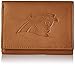 Rico Industries NFL Carolina Panthers Embossed Leather Trifold Wallet